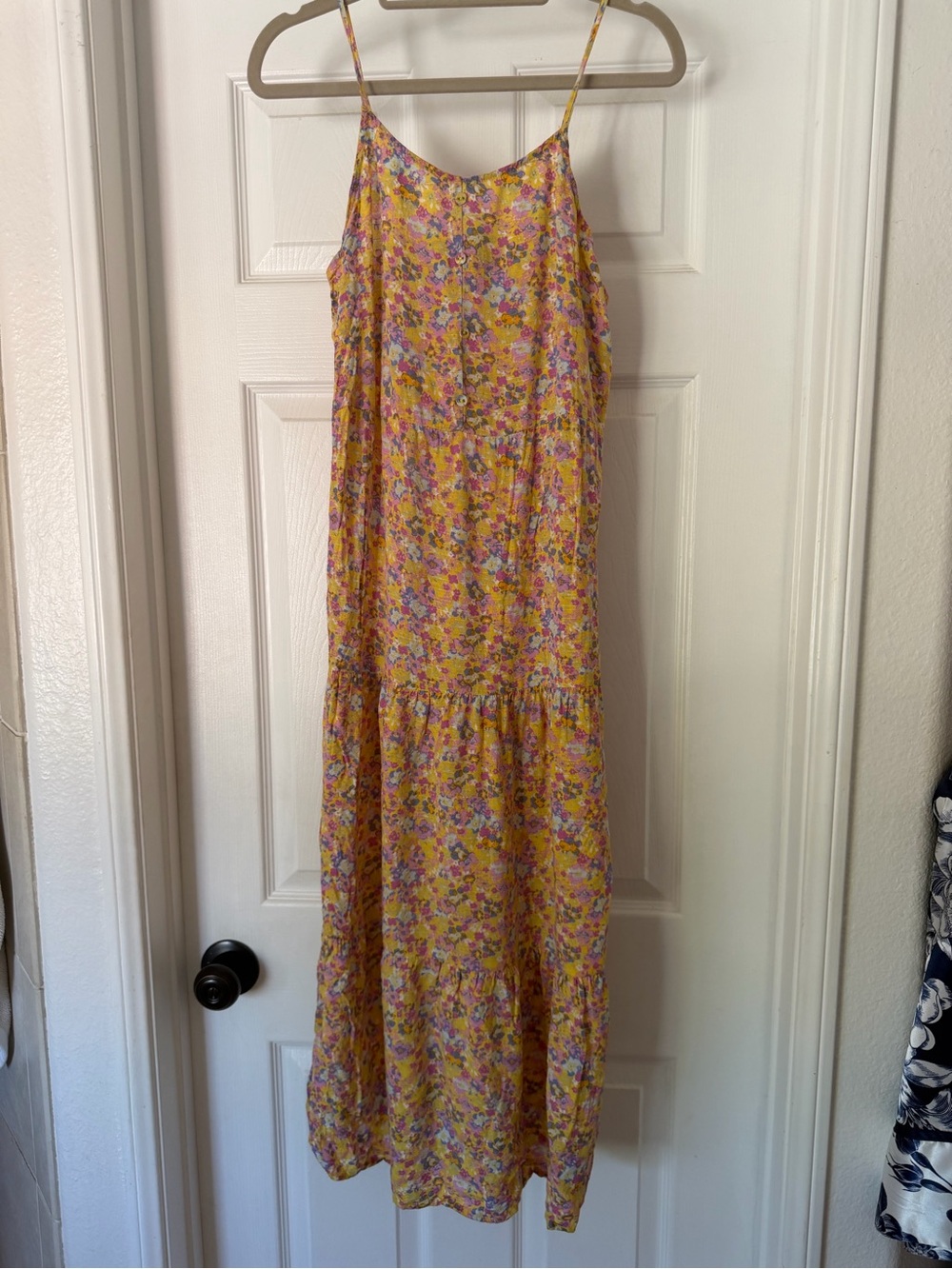 Target Yellow Floral Midi Dress
